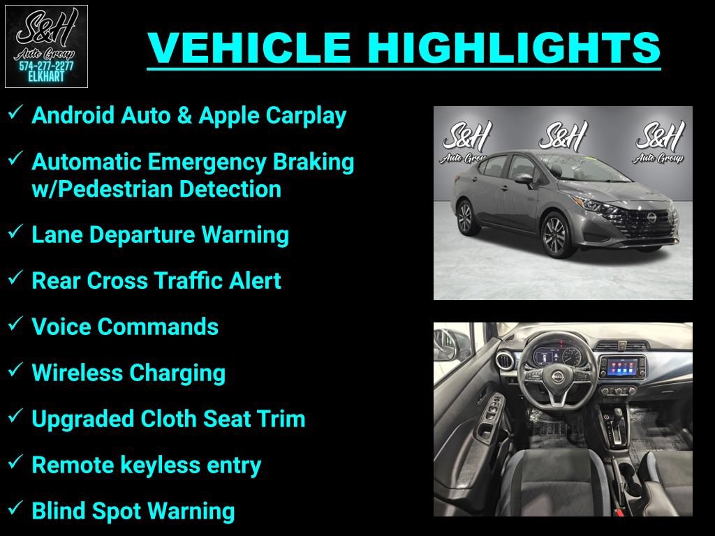 Used 2024 Nissan Versa SV FWD image 3