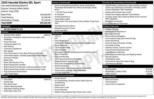 New 2025 Hyundai Elantra Sport FWD image 23
