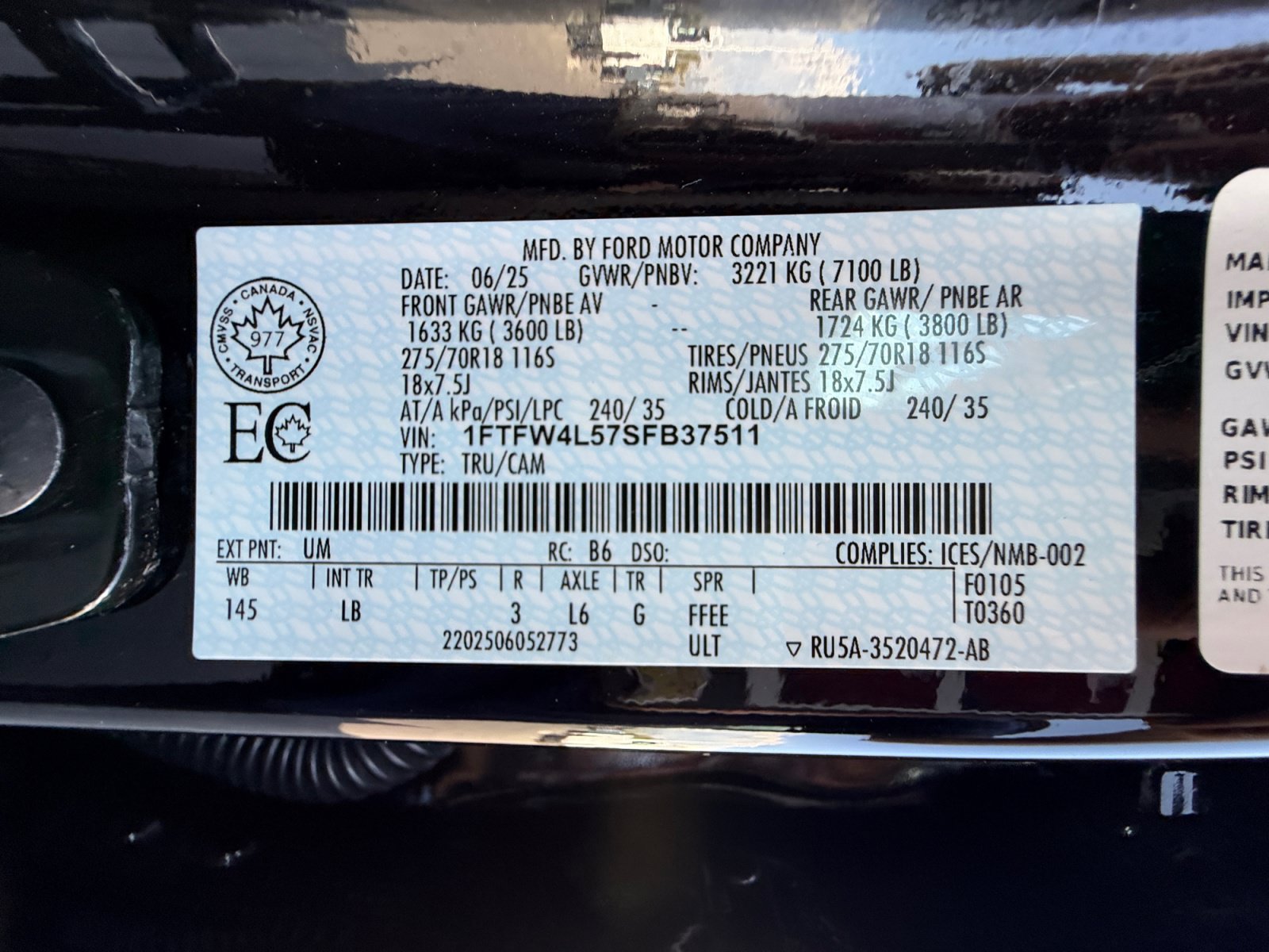 Used 2025 Ford F150 Tremor w/ Mobile Office Package AWD/4WD image 24