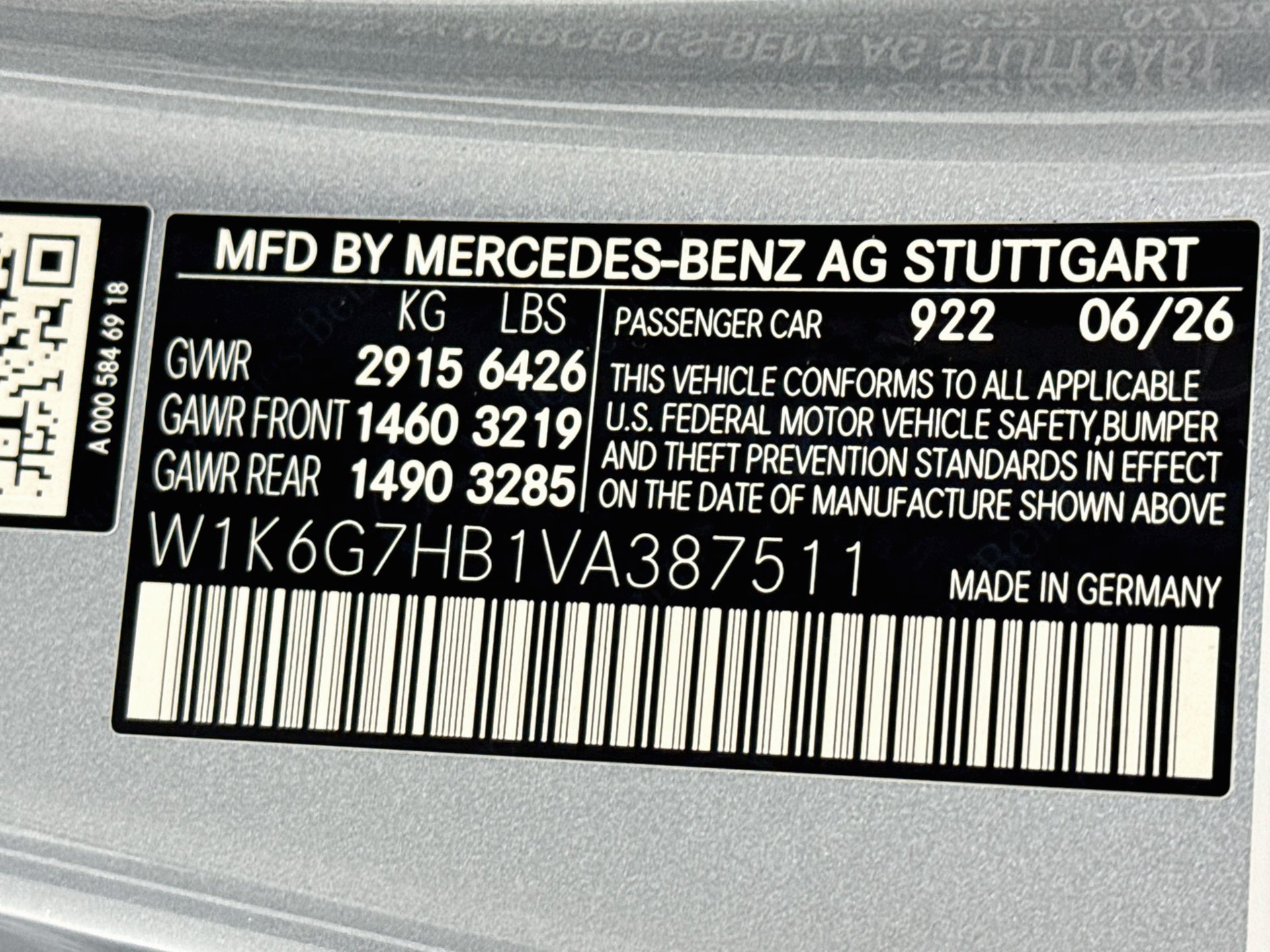 New 2027 Mercedes-Benz S 580 4MATIC Sedan image 34