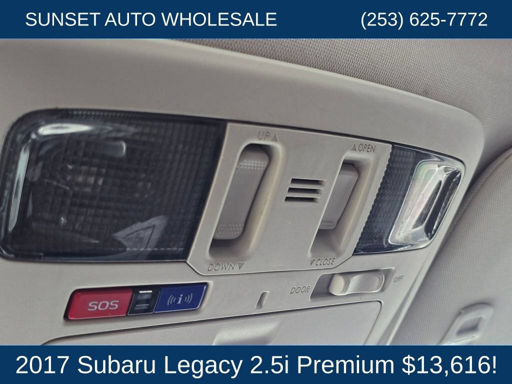 Used 2017 Subaru Legacy 2.5i Premium w/ Moonroof Package AWD/4WD image 37