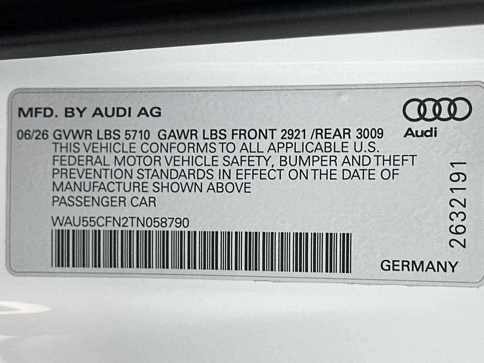 New 2026 Audi A6 Premium Plus AWD/4WD image 49
