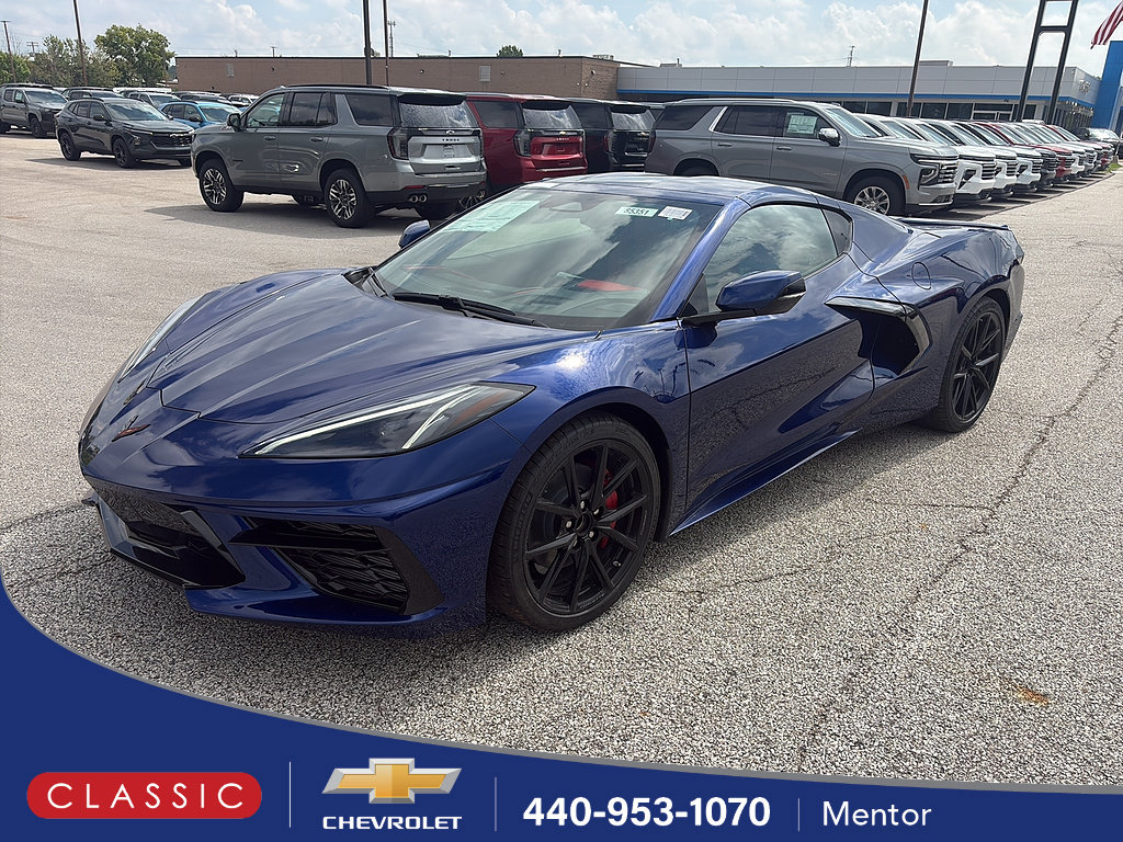 New 2027 Chevrolet Corvette Stingray Coupe w/ Stealth Interior Trim Package RWD image 1