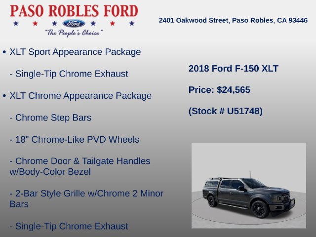 Used 2018 Ford F150 XLT w/ Equipment Group 302A Luxury RWD image 8