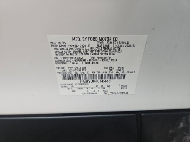 Used 2015 Ford Taurus SEL image 30