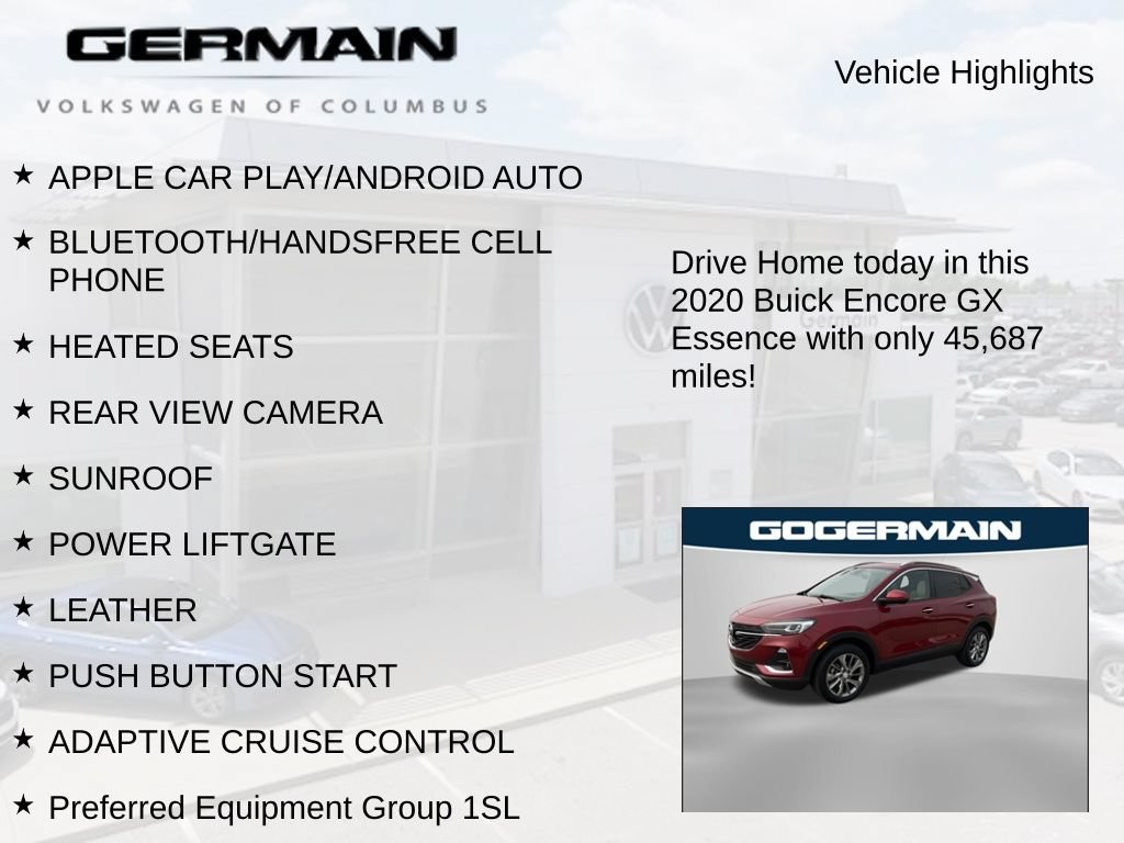 Used 2020 Buick Encore GX Essence w/ Experience Buick Package AWD/4WD image 6