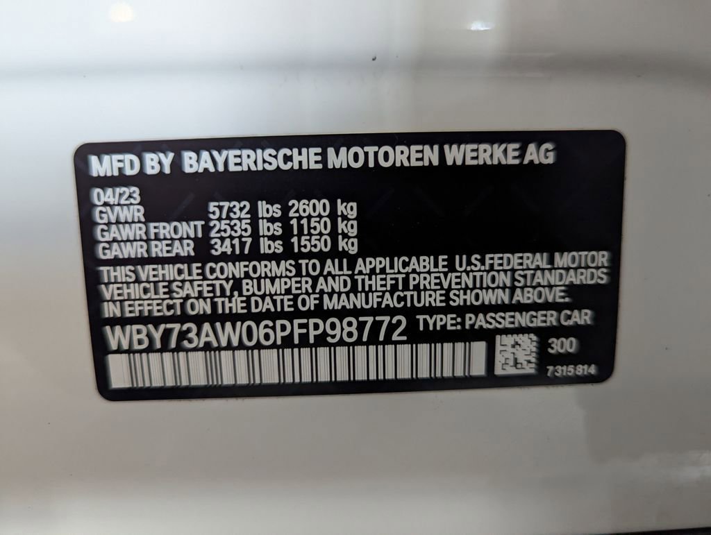 Used 2023 BMW i4 eDrive40 w/ Premium Package RWD image 83