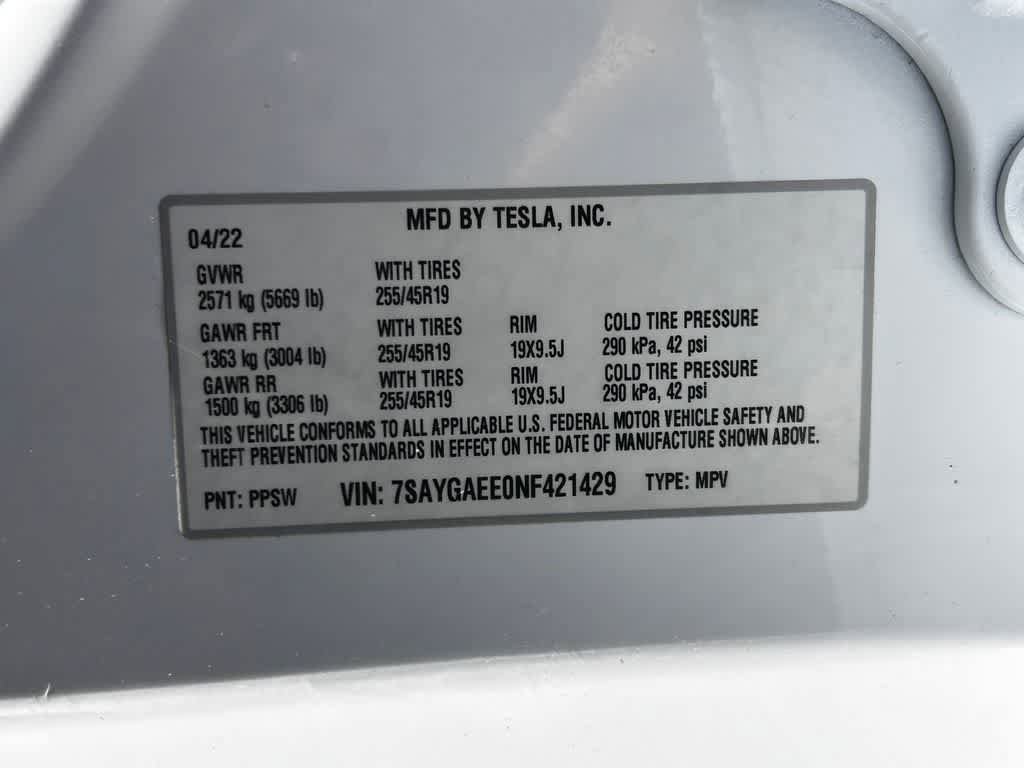 Used 2022 Tesla Model Y Long Range AWD/4WD image 21