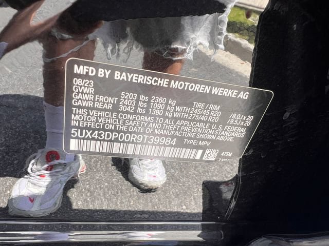 Used 2024 BMW X3 sDrive30i w/ M Sport Package RWD image 38