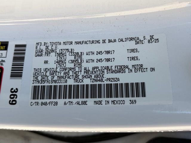 Used 2025 Toyota Tacoma SR5 image 21