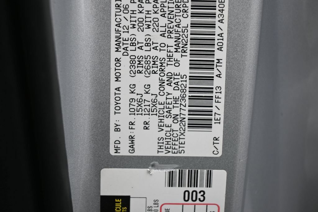 Used 2007 Toyota Tacoma 2WD Access Cab image 16