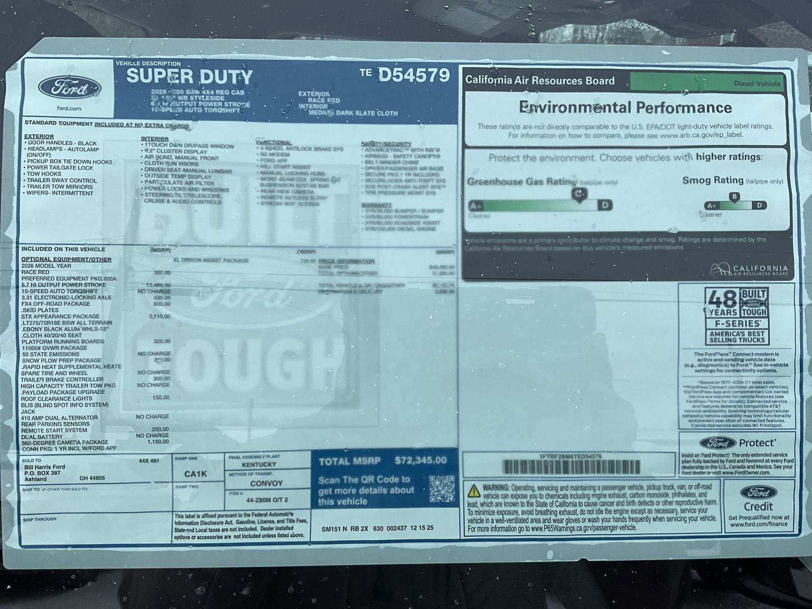 New 2026 Ford F250 XL w/ STX Appearance Package image 21