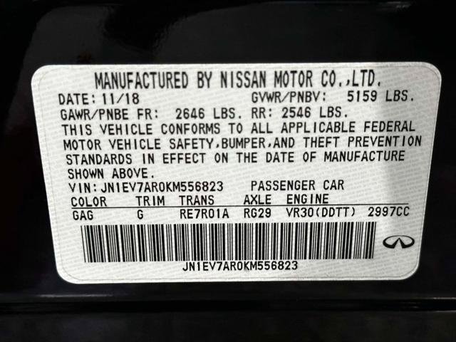 Used 2019 INFINITI Q50 Luxe AWD/4WD image 30