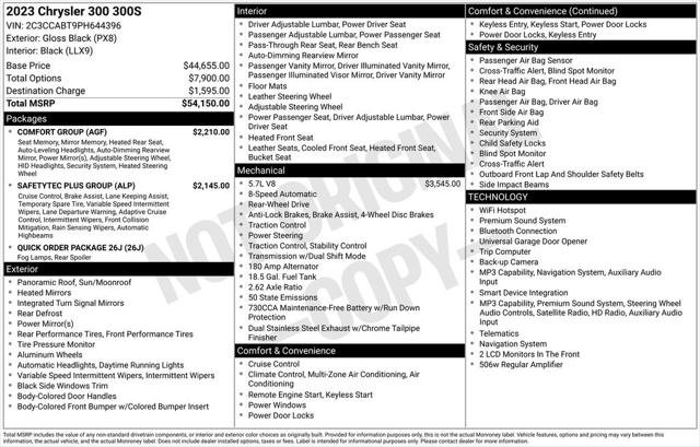 Certified 2023 Chrysler 300 S w/ Comfort Group RWD image 25