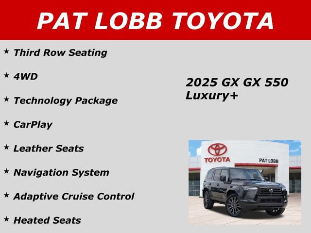 Used 2025 Lexus GX 550 w/ Accessory Package (2T) AWD/4WD image 42