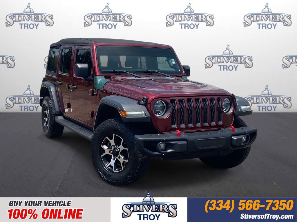 Used 2021 Jeep Wrangler Unlimited Rubicon w/ LED Lighting Group AWD/4WD image 1