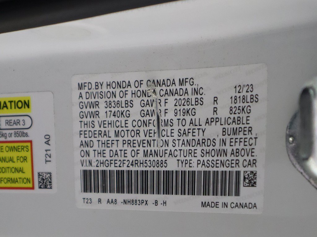 Used 2024 Honda Civic LX image 46