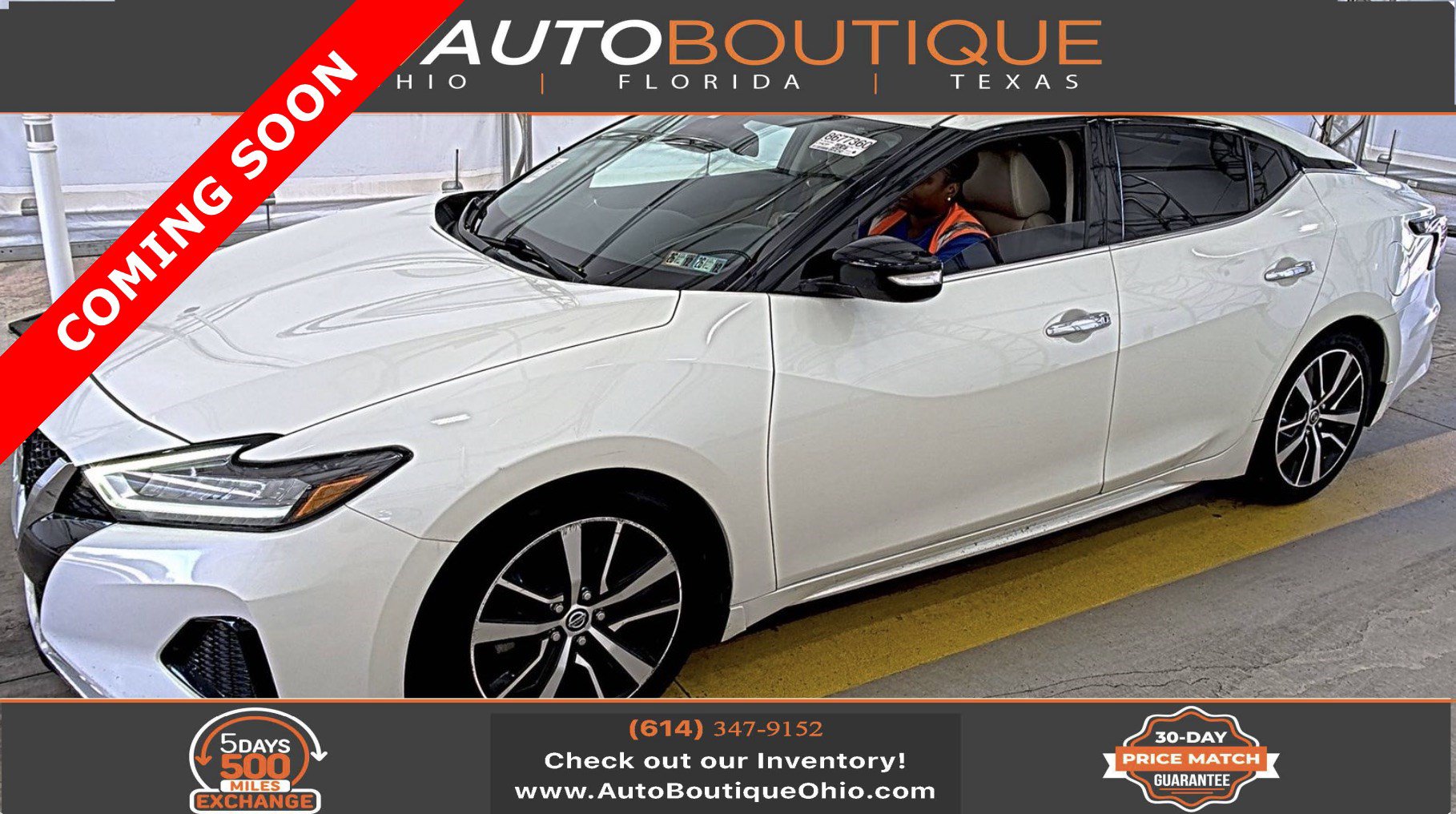 Used 2021 Nissan Maxima 3.5 SV w/ Floor Mat Group FWD image 1