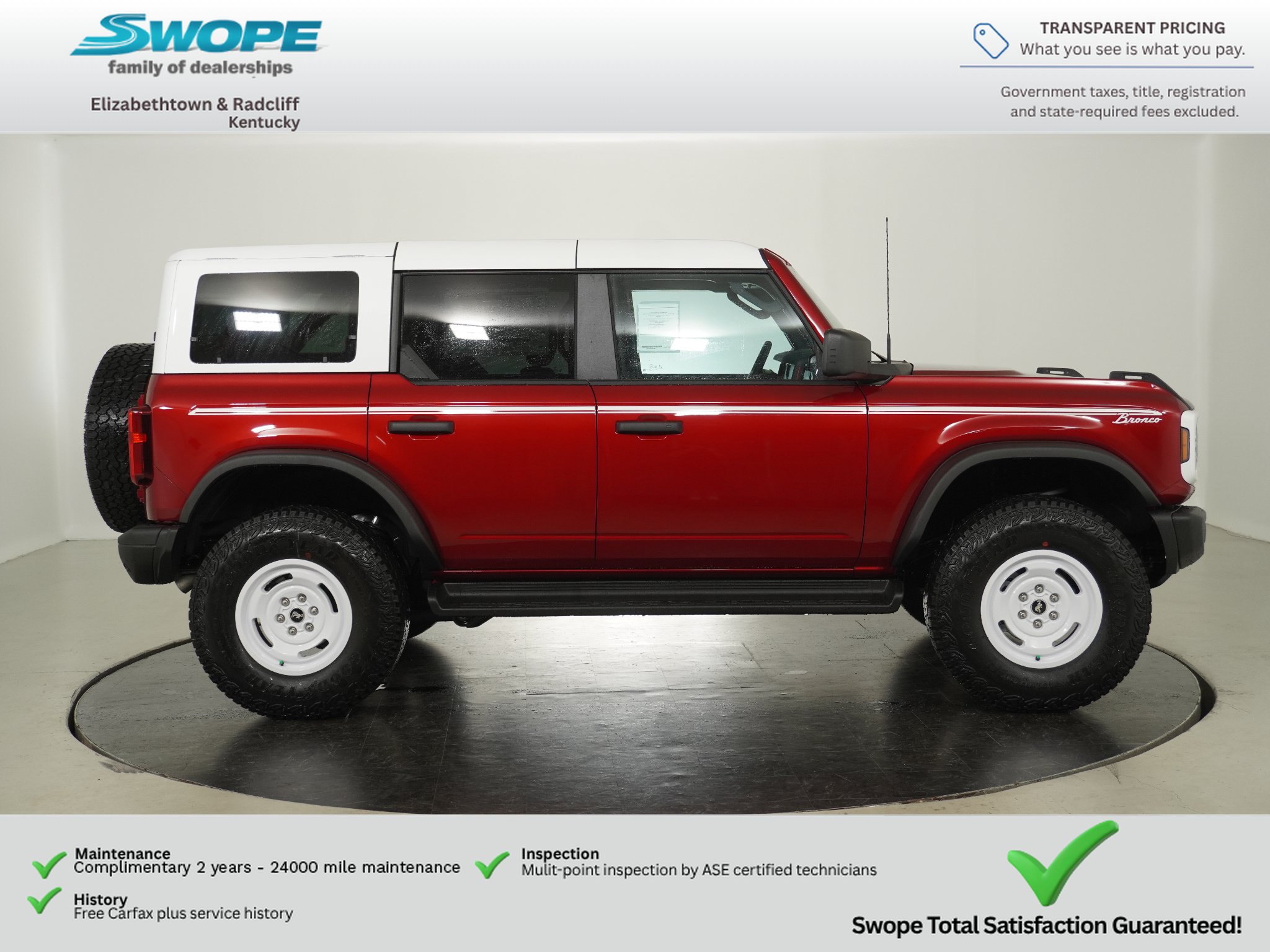 New 2026 Ford Bronco Heritage Edition AWD/4WD image 2