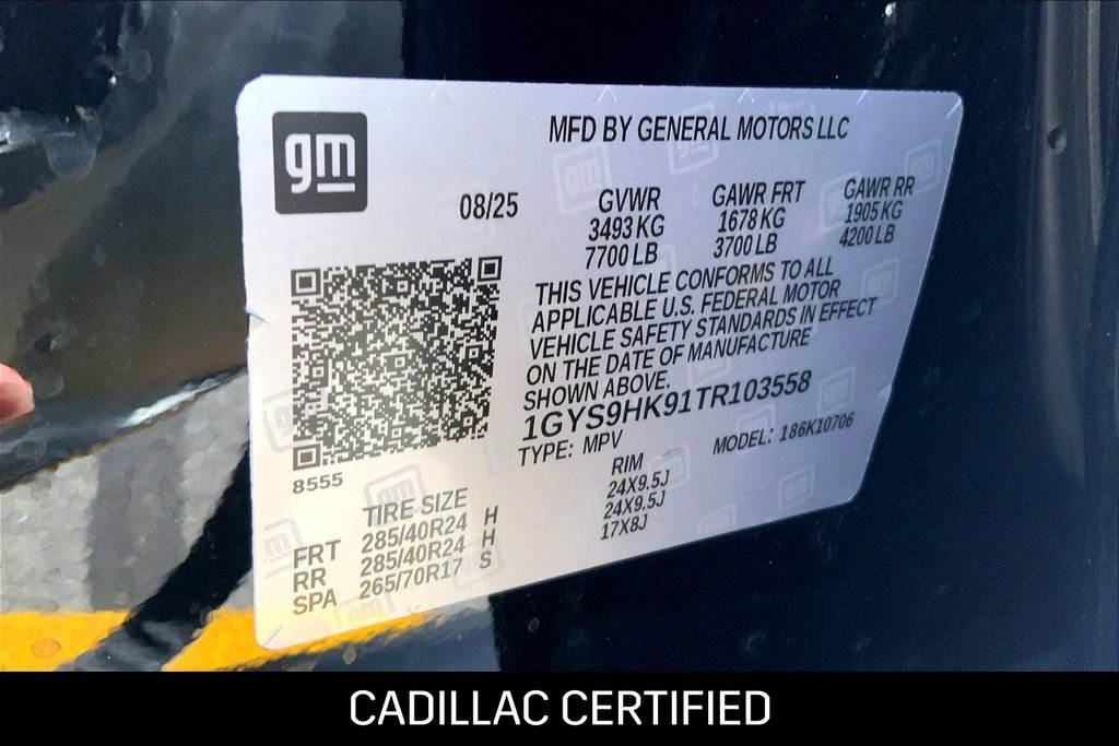 Certified 2026 Cadillac Escalade V w/ LPO, Floor Liner Package image 33