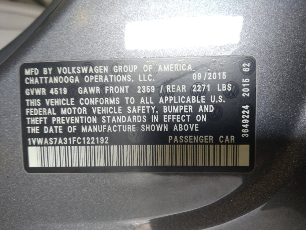 Used 2015 Volkswagen Passat 1.8T Limited Edition image 33