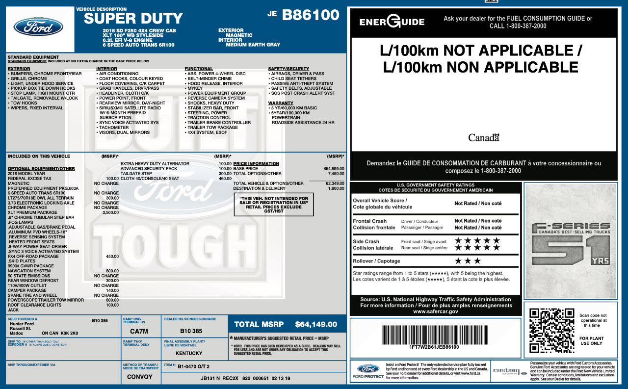 Used 2018 Ford F250 XLT w/ XLT Premium Package image 9