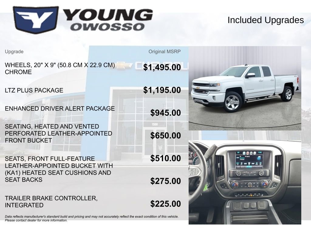 Used 2018 Chevrolet Silverado 1500 LTZ Z71 w/ LTZ Plus Package image 4