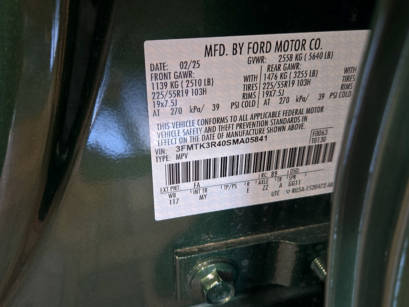 Certified 2025 Ford Mustang Mach-E Premium RWD image 19