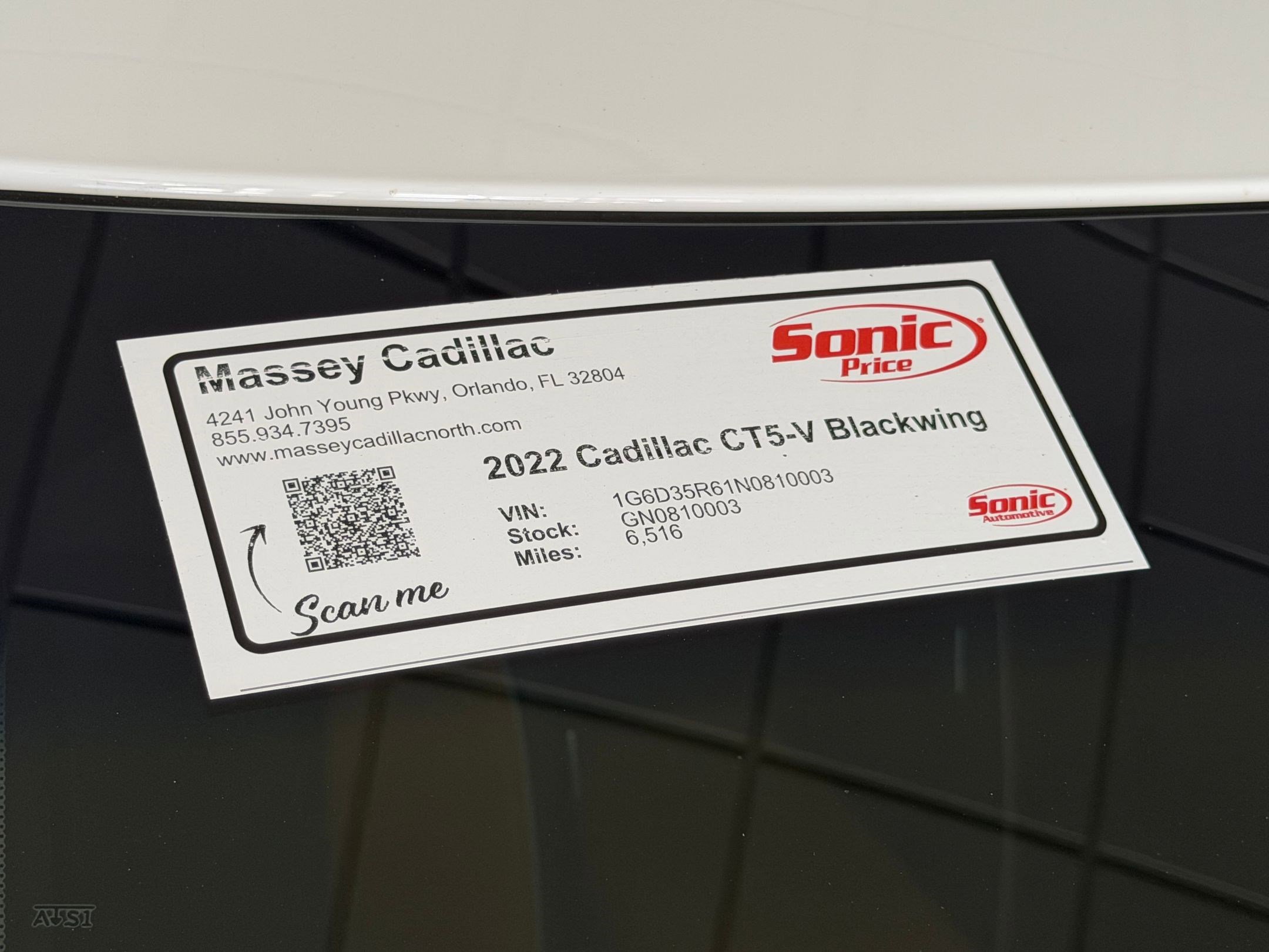 Certified 2022 Cadillac CT5 V Blackwing w/ Parking Package RWD image 55
