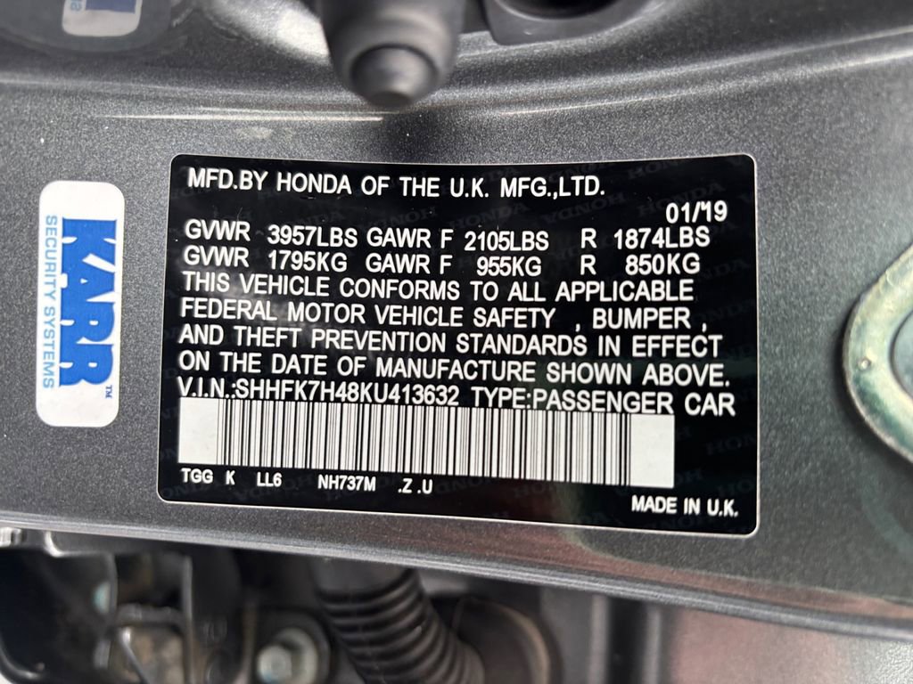 Used 2019 Honda Civic Sport image 34