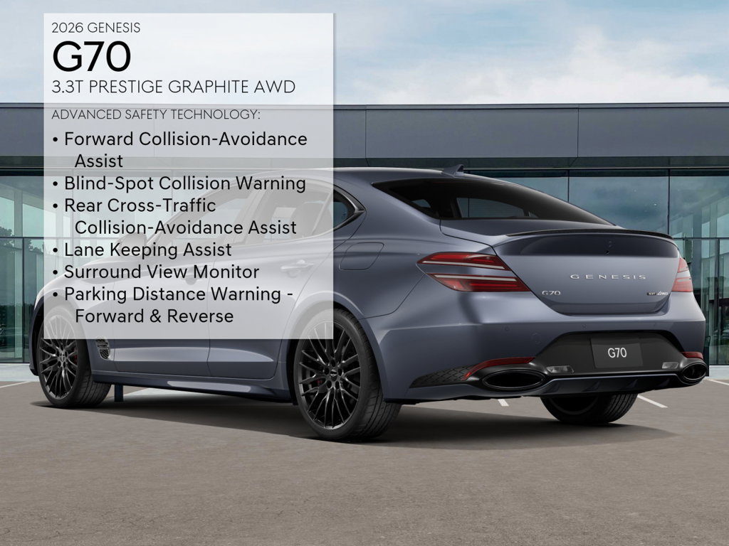 New 2026 Genesis G70 3.3T Prestige AWD/4WD image 7