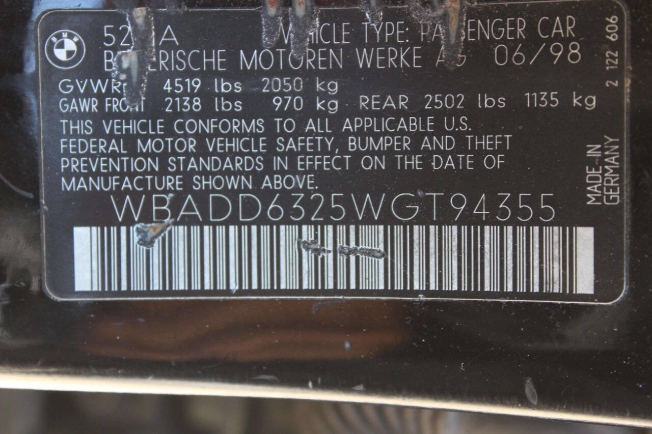 Used 1998 BMW 528i Sedan RWD image 12