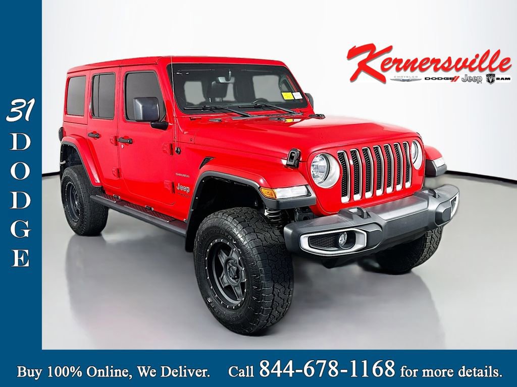 Used 2021 Jeep Wrangler Unlimited Sahara image 1