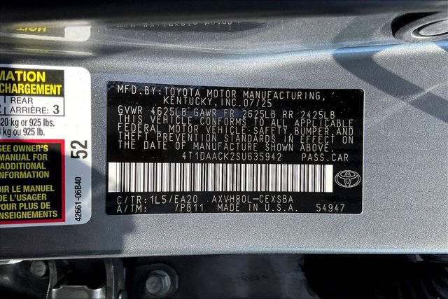 Used 2025 Toyota Camry SE FWD image 21