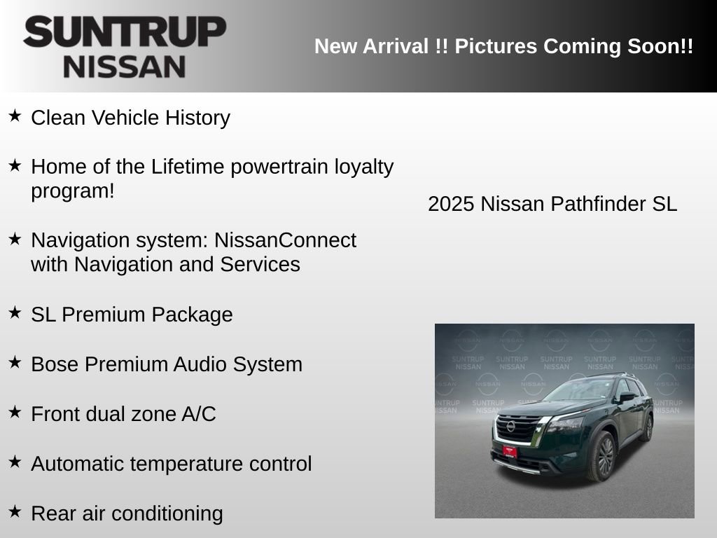 Used 2025 Nissan Pathfinder SL w/ SL Premium Package FWD image 6