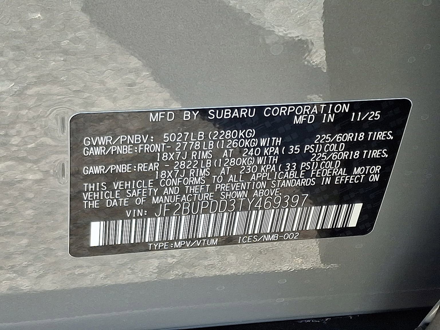 New 2026 Subaru Outback Limited w/ Premium/Limited Plus Package image 12