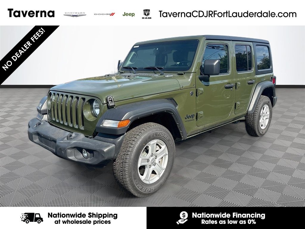 Certified 2022 Jeep Wrangler Unlimited Sport AWD/4WD image 1