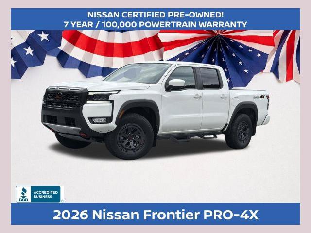 Certified 2026 Nissan Frontier PRO-4X w/ Pro-4x Convenience Package