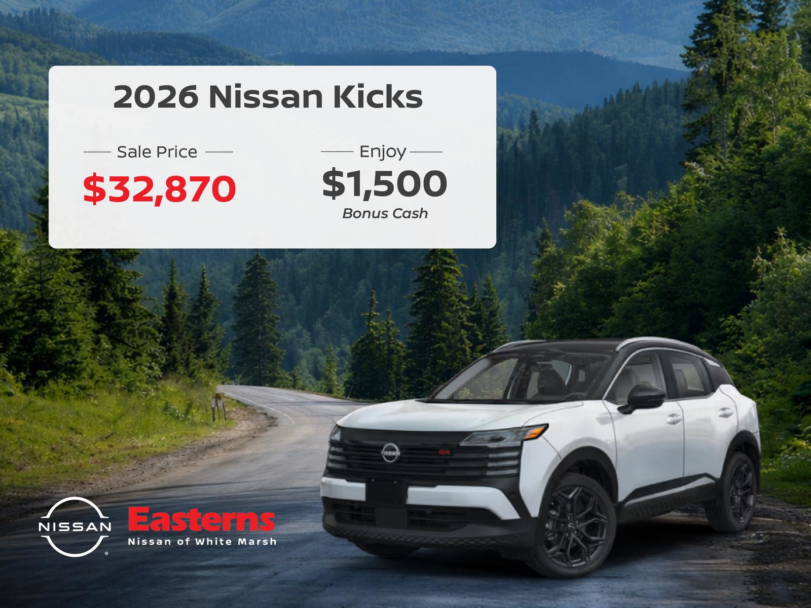 New 2026 Nissan Kicks S image 2