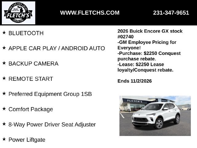 New 2026 Buick Encore GX Preferred w/ Comfort Package AWD/4WD image 2