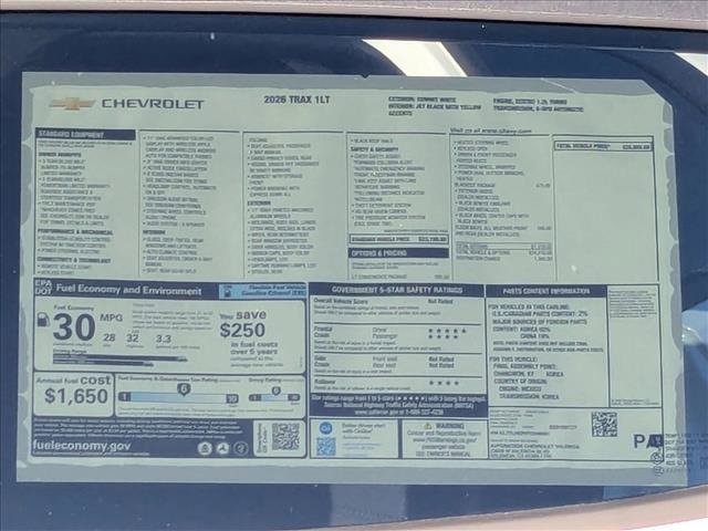 New 2026 Chevrolet Trax LT w/ LT Convenience Package image 17