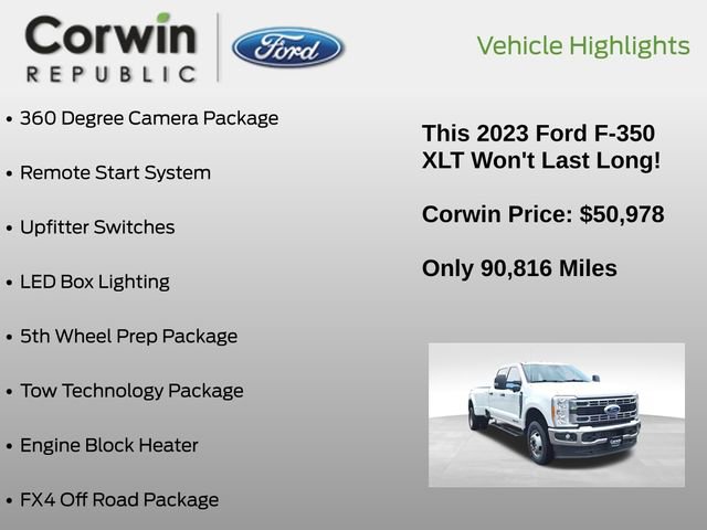 Certified 2023 Ford F350 XLT w/ 360-Degree Camera Package image 6