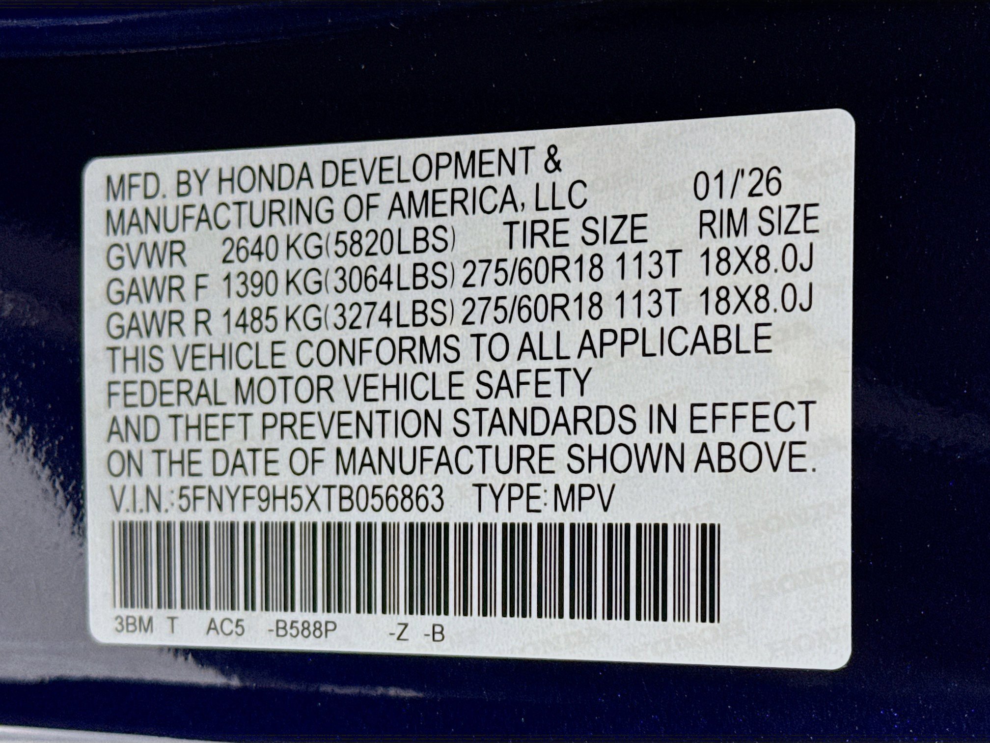 New 2026 Honda Passport TrailSport image 32
