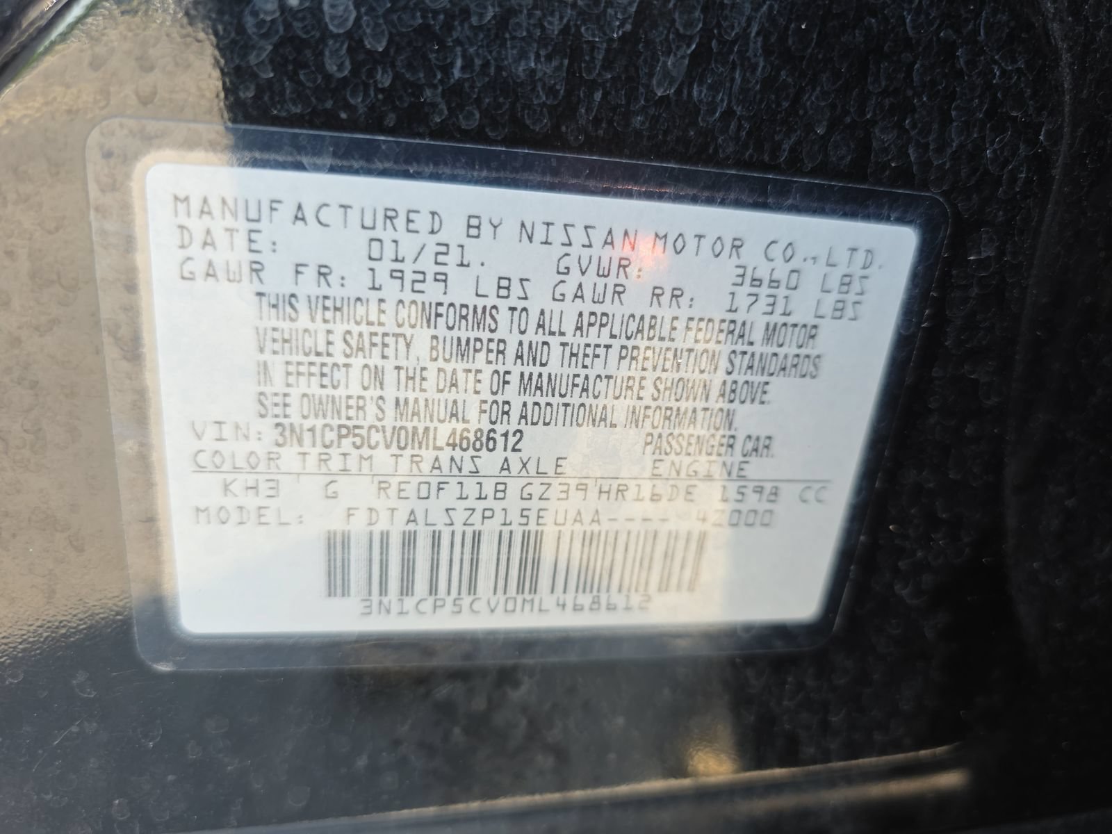 Used 2021 Nissan Kicks SV FWD image 33
