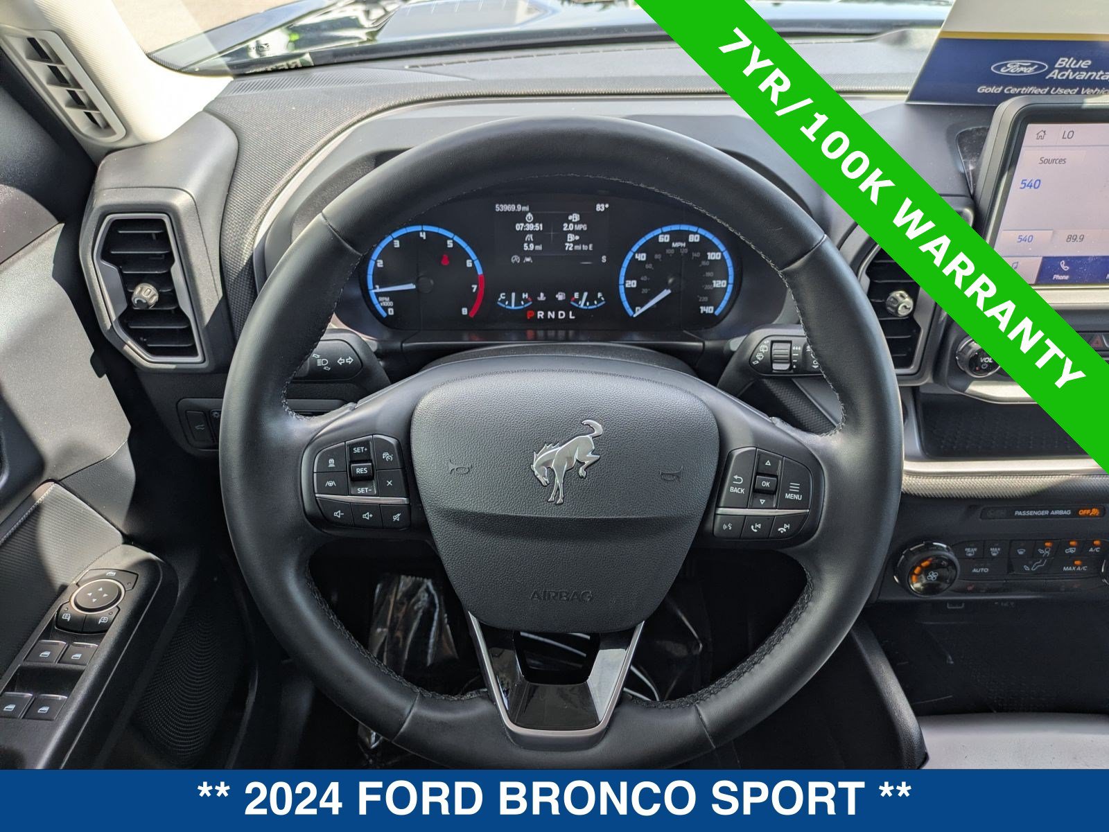 Certified 2024 Ford Bronco Sport Big Bend w/ Convenience Package AWD/4WD image 24