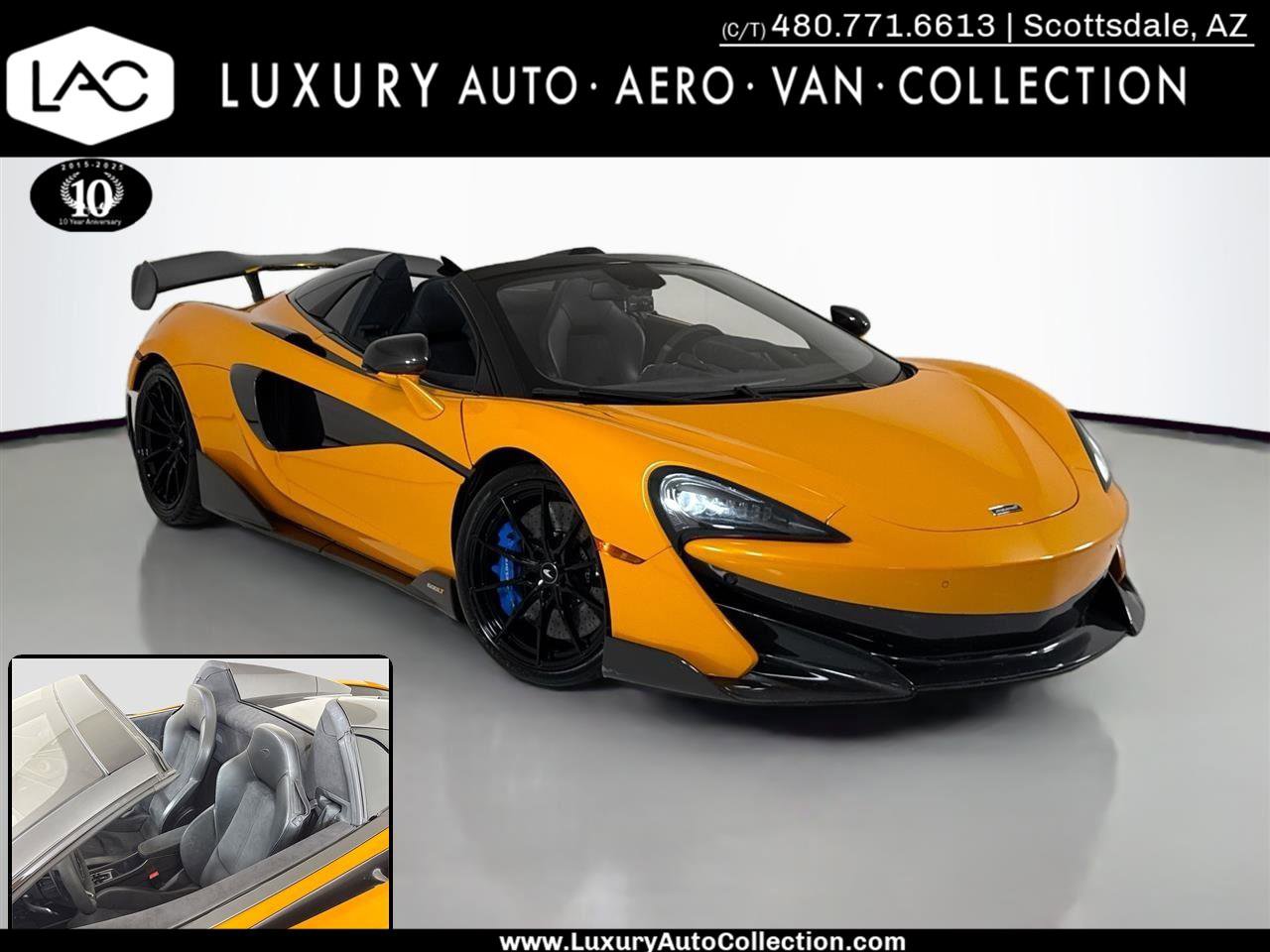 Used 2020 McLaren 600LT Spider image 1