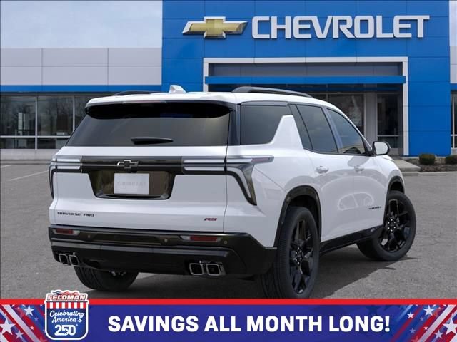 New 2026 Chevrolet Traverse RS w/ LPO, Floor Liner Package AWD/4WD image 4