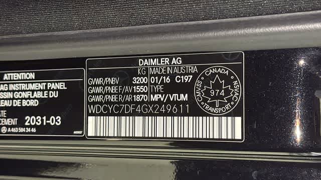 Used 2016 Mercedes-Benz G 63 AMG 4MATIC image 13