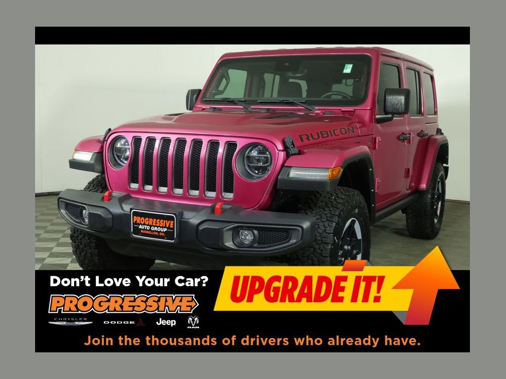 Used 2022 Jeep Wrangler Unlimited Rubicon w/ LED Lighting Group AWD/4WD image 1