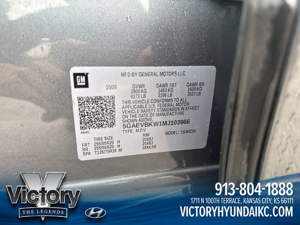 Used 2021 Buick Enclave Premium w/ Sun and Sites Package AWD/4WD image 24